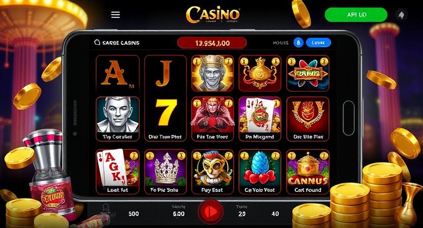 BD222 mobile casino app interface